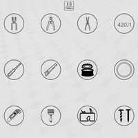 Couteau de poche portable 13-en-1 en acier inoxydable avec porte-clés dans un sac Oxford, pinces multifonctions pour bricolage et survie en extérieur