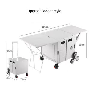 Chariot de courses pliable pour le camping, outil pliable, chariot de courses pliable personnalisable OEM, outil pliable pour le camping, chariot - Product Image 2