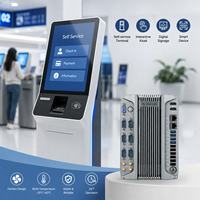 Industriële Mini PC Core I3/I5 12e generatie 1215U 1235U 10-core 12-thread 10*USB 6*COM 2*LAN 2*HD 12-24V DC Win10/11 Linux OS