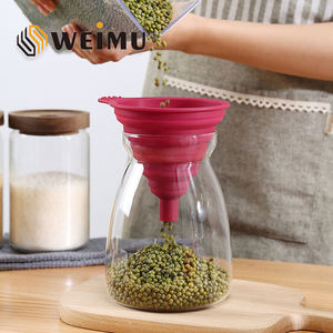 WEIMU ขายส่งช่องทางยางซิลิโคนแบบพับได้ช่องทางซิลิโคนเกรดอาหารแบบกําหนดเองช่องทางพับได้ช่องทางซิลิโคนขนาดใหญ่แบบพับได้ - Product Image 2