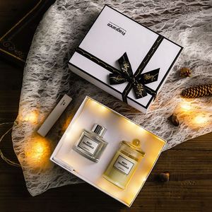 Bougie Diffuseur Bougies Bougies Sans Feu Coffret Cadeau Festival Romantique Bougie en Cire de Soja Set 4 Scent 100g - Product Image 4