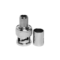 Kits d'adaptateur coaxial RF en laiton de haute qualité BNC connecteur femelle cuivre pour adaptateur de talkie-walkie Motorola Stock d'usine