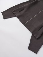 SHENZHU Vêtements pour femmes Hiver 2025 Nouvelle Collection Cardigan en maille à col montant zippé à manches longues, simple et polyvalent 0014116