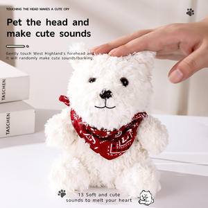 Jouet en peluche électrique pour chien qui <span class=keywords><strong>marche</strong></span> et <span class=keywords><strong>parle</strong></span>, adorable poupée pour bébé unisexe, doux, Hotwavhildren, accompagnement, boîte d'affichage P4G, téléphone intelligent - Product Image 6