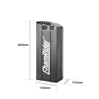 Batterie haute capacité Chamrider ChaoBa 48V 32Ah/50Ah, cellules polymères, vélo électrique Fatbike, longue autonomie, batterie de vélo électrique