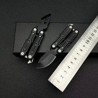 Kit de survie pour petits papillons d'extérieur, outil créatif en acier inoxydable, couteau multifonctionnel pour la survie et l'utilisation en extérieur