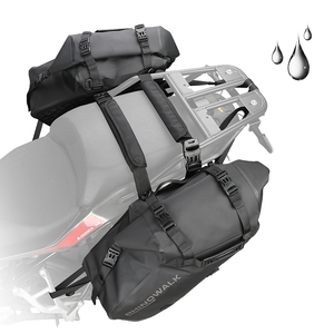 Sacoche de moto Rhinowalk, paire de sacs robustes pour selle de moto, sacoche de selle pour bagages de moto, tourisme et aventure - Product Image 4