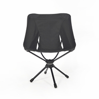 Chaise pliante extérieure rotative à 360 degrés meubles de jardin en tissu Oxford en métal Portable pour entrepôt lune cour Camping