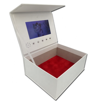 7 pouces écran Lcd affaires promotionnel mouvement numérique Invitation de mariage carte de voeux Album Mailer boîte-cadeau livre vidéo Brochure