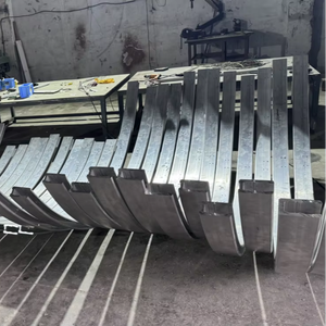 Hệ thống lan can bằng thép không gỉ hàng đầu lan can kính nhôm hiện đại lan can kính cong cho cầu thang ngoài trời trung tâm mua sắm - Product Image 3