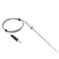 Termometer Makanan Presisi Tinggi 160mm Kustom Pabrik, Probe Pengganti Daging Tahan Air, Sensor Suhu Termistor NTC