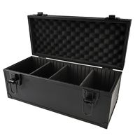 Boîte de rangement en alliage d'aluminium avec séparateurs amovibles et ajustables pour cartes gradées, cartes de sport, cartes Pokémon OEM/ODM