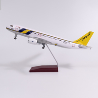 Excellente qualité modèle d'avion à l'échelle 1/125 Delta Air Lines Airbus A320 modèle d'avion 47cm