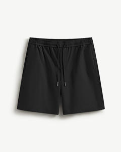 Short mi-haut solide pour hommes Poche zippée Écologique Respirant Relax Fit Léger Résistant à l'eau Outdoor Casual Wear Routine - Product Image 1