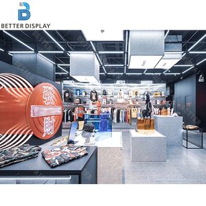 Fabbrica all'ingrosso abbigliamento personalizzato <span class=keywords><strong>Sportswear</strong></span> <span class=keywords><strong>Store</strong></span> Design da banco negozio di abbigliamento vetrina negozio di abbigliamento Design - Product Image 2