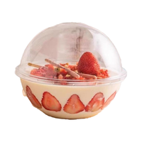 Boîte de conditionnement transparente en plastique pour petits desserts, mousses, gâteaux, boules, sandwichs, sushis, capsules de jouets - Alimentaire