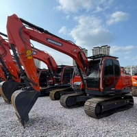 Chenilles résistantes à l'usure et à faible entretien pour pelle sur chenilles DOOSAN 140LCA, idéales pour les projets auxiliaires d'infrastructure rurale et de carrières