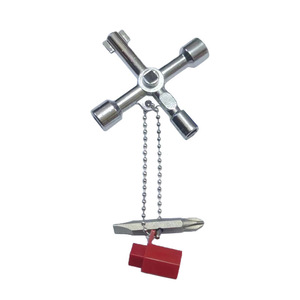 Cross-shaped Key Wrench 72mm Zinc Alloy Manual Metric <b>Square</b> Opening Double End Diy <b>Tools</b> - Product Image 1