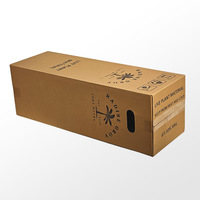 Boîtes d'expédition en carton ondulé kraft écologiques et personnalisées pour plantes vivantes, vente en gros, pour fleuristes