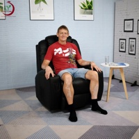 GEEKSOFA ZOY Power fauteuil inclinable pour personnes âgées, siège de cinéma maison motorisé avec télécommande pour salon