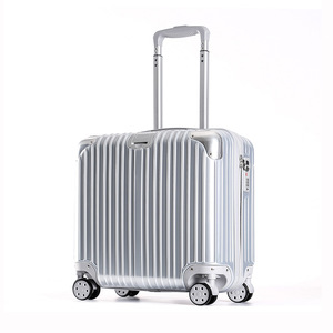 Unisex Carry-On <b>Suitcase</b> 18 Inch Solid Color Light Weight Swivel Wheels Leisure Travel Macaron Colors - Product Image 5