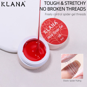 Lot de 6 Gels Élastiques Spider pour Dessin et Peinture, Vernis Gel UV Spider pour Nail Art – Vente en Gros Direct Usine - Product Image 4