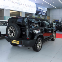 Jetour Traveller Bekas SUV Turbo Cina Interior Gelap Setir Kiri 2023 Bensin/Petrol Jarak Tempuh Rendah Harga Murah Pengiriman Global