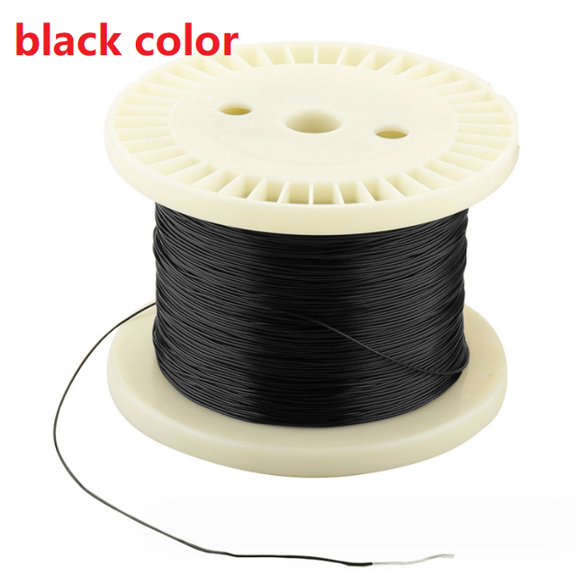 Colourful 19*0.08mm Copper Silver Plated Single Strand Earphone Upgrade Cable Single Core Headphone Upgrade Cable Diameter 1mm