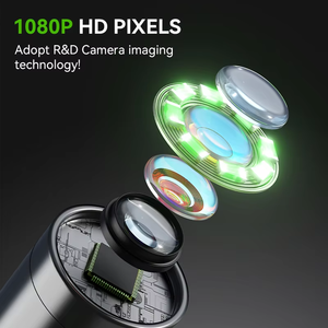 Kualitas tinggi 8.5mm Dual lensa <span class=keywords><strong>Borescope</strong></span> 4.3 "IPS layar HD 2MP IP67 8 LEDs Indoor/Outdoor pipa kamera SD kartu OEM endoskopi - Product Image 5