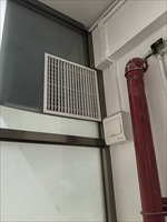 Grille d'aération carrée en ABS épaissi à double déflection 250x250mm pour plafond, diffuseur de ventilation CVC pour maison, commerce et bureau