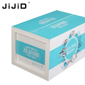 JiJiD Eps Polystyrene Box Frozen Fish Packing Boxes For 9l Styrofoam Cooler Box White Foam live fish Shipping Styrofoam