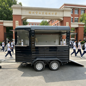 Compact Horse <b>Box</b> With Display Counter Serving Window For Quick Service And Pop Up Events Street Food Cart - Product Image 5