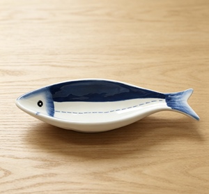 Piatto in Ceramica Dipinto a Mano Blu e Bianco a Forma <span class=keywords><strong>di</strong></span> <span class=keywords><strong>Pesce</strong></span>, Vassoio <span class=keywords><strong>per</strong></span> Servire Frutti <span class=keywords><strong>di</strong></span> Mare e Sushi, Decorazione <span class=keywords><strong>per</strong></span> Tavola, Regalo - Product Image 5