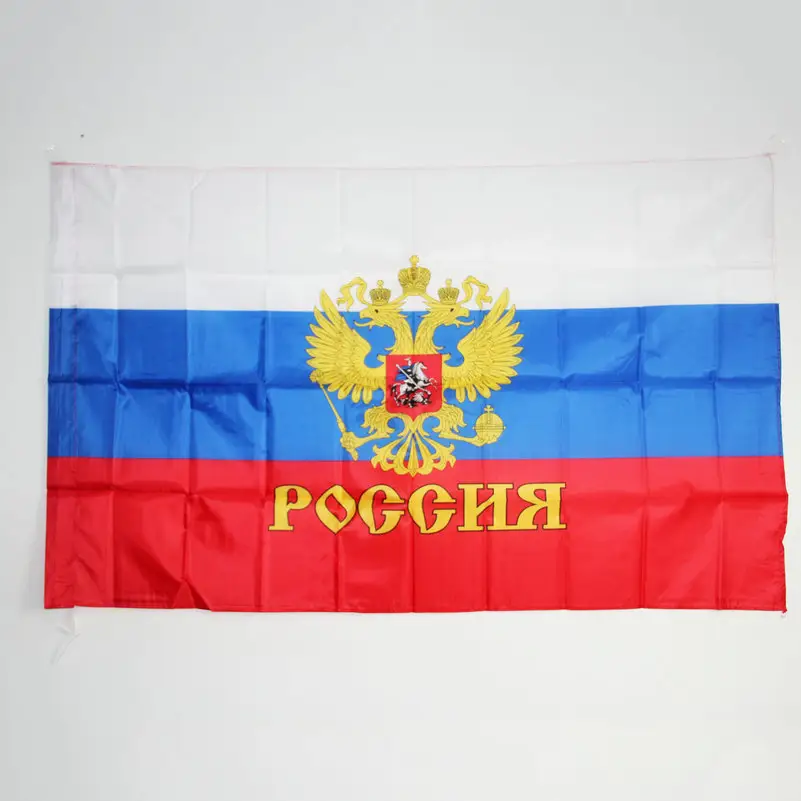 Bandera del Presidente Imperial de Rusia, Bandera de doble águila de 90x150 cm (3x5 pies), bandera CCCP de la URSS, banderines de Rusia