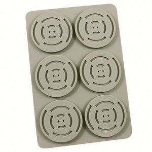 Eco-Friendly Custom Logo 6 Hole Round Wifi Shape Design Candle Silicone Resin Aromatherapy Mould Diy <b>Soap</b> <b>Mold</b> OEM\ODM - Product Image 3