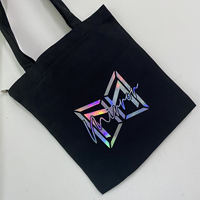 Autocollant de transfert holographique 3D personnalisé, étiquette adhésive, transparente, logo scintillant imperméable, coloré et brillant, pièces