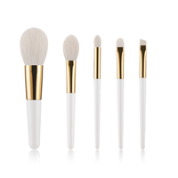 Professionelles Synthetisches Lidschatten-Verwischpinsel-Set mit Holzgriff, Gesichts-Make-up-Blending-Pinsel, Reisefreundlich, Private Label