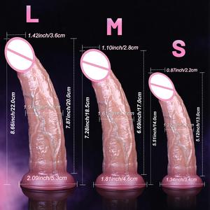 Dildo voor een onvergetelijke, levensechte ervaring Realistische mannelijke penis voor vrouwelijke masturbatie en G-spotstimulatie Seksspeeltje voor vrouwen - Product Image 2