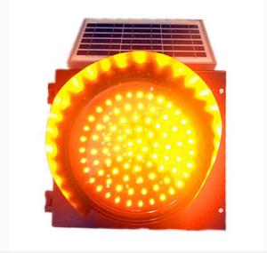 Panneau de décelleratisation routière 300 mm, lampe solaire LED, <span class=keywords><strong>balise</strong></span> clignotante jaune - Product Image 6