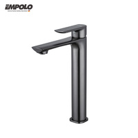 Pour Empolo Design moderne bassin mitigeur robinet or Vénus brossé finition or corps en laiton non laqué vanne en céramique marque allemande