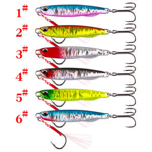 Cross Border Vibra <b>Lure</b> Jig 15g 20g 30g 40g Double Hooks Artificial Bait for Bass Mandarin <b>Fish</b> Blackfish Sea Bass - Product Image 2