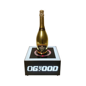 Type Light LED Acrylic Bar Stand Champagne <b>Display</b> <b>Rack</b> Modern Pre Assembled Decoration - Product Image 5