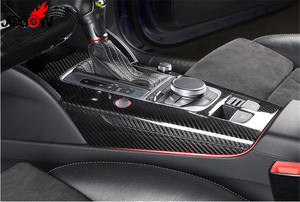 2014-2019 <span class=keywords><strong>Audi</strong></span> A3 S3 <span class=keywords><strong>RS3</strong></span> moulures intérieures en Fiber de carbone panneau de commande central garniture style pièces automobiles pour voiture - Product Image 4