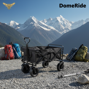 Table de camping pliable avec roues universelles, grande taille, portable, <span class=keywords><strong>pour</strong></span> pique-niques en plein air, excursions, marchés nocturnes, noir - Product Image 1