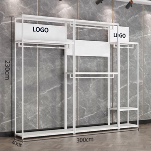 Biểu tượng tùy chỉnh sàn đứng may Boutique quần áo đứng kệ cho nam giới của cửa hàng trung tâm mua sắm kệ trưng bày - Product Image 3