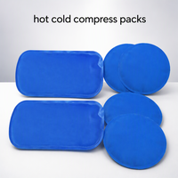 Compresse réutilisable en polyester souple pour un soulagement rapide de la douleur, utilisation chaude/froide, dispositif médical pour le soulagement des douleurs corporelles
