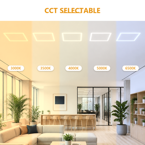 Luminaria LED Comercial para Oficina, 2x2FT 2x4FT, 40W 50W, 5CCT Seleccionables, 3000K 4000K, 125lm/W, para Proyectos de Iluminación de Techo - Product Image 6