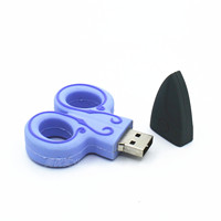 DZ-001 jumlah besar 8GB gunting bentuk usb flash drive promosi hadiah alat jahit bentuk thumb drive