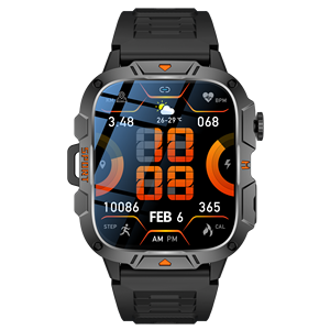 QX12 Sport de plein air Bluetooth montre intelligente Fitness Tracker étanche moniteur de fréquence cardiaque écran TFT Smartwatch - Product Image 4