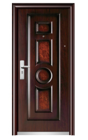 <span class=keywords><strong>Porte</strong></span> <span class=keywords><strong>de</strong></span> sécurité commerciale moderne en acier avec panneau latéral en verre et grille en acier inoxydable - Product Image 2